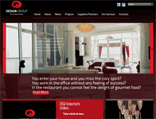 Tablet Screenshot of dgi-interiors.com